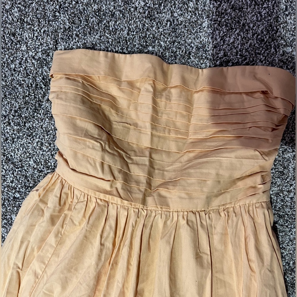 Abercrombie poplin dress orange size small - Picture 4 of 4